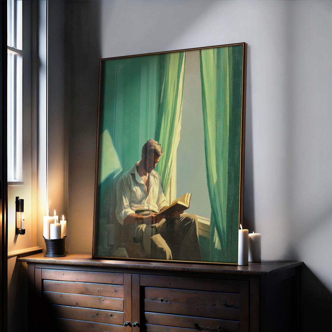 The Reading Corner Print Wall Art Moncasso