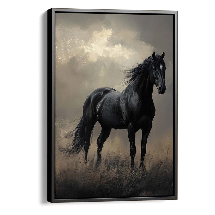 Dark Horse Print Wall Art Moncasso