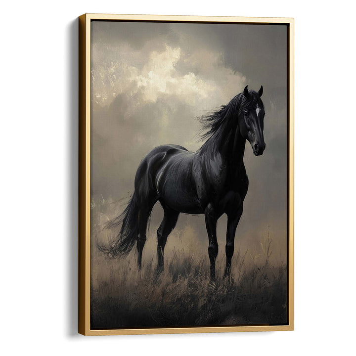 Dark Horse Print Wall Art Moncasso