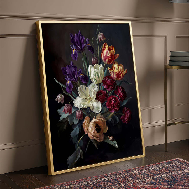 Iris Noir Print Wall Art Bilge Paksoylu
