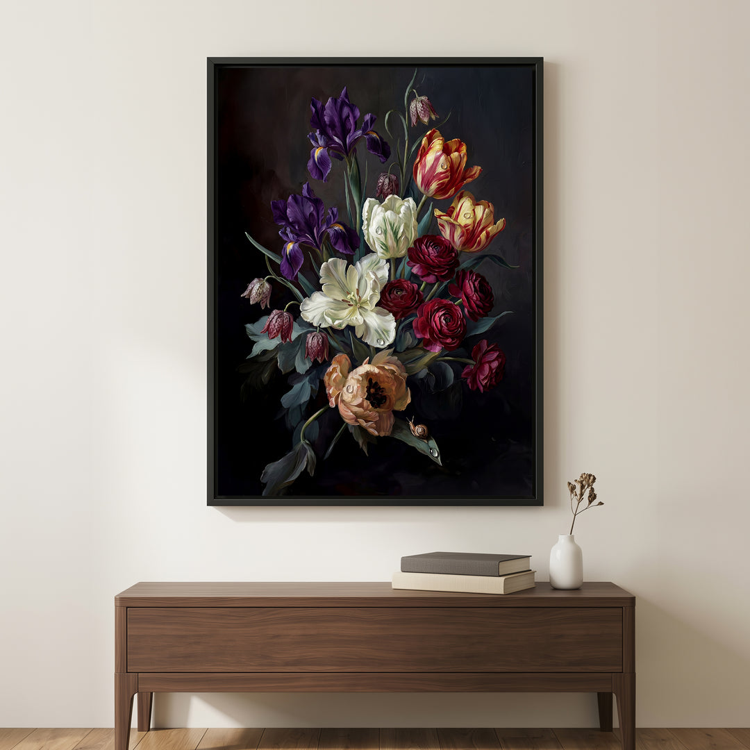 Iris Noir Print Wall Art Bilge Paksoylu