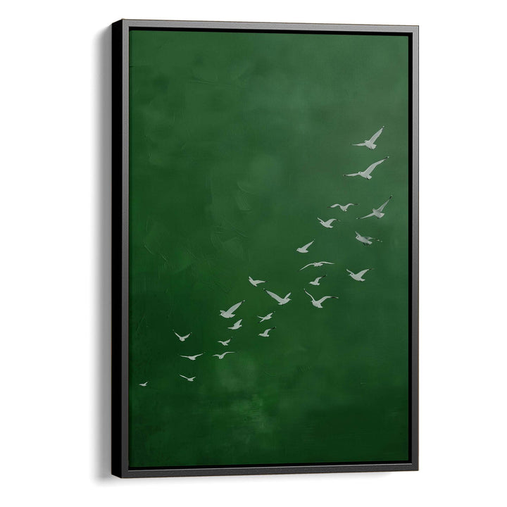 Emerald Flight Print Wall Art Moncasso