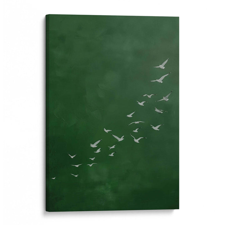 Emerald Flight Print Wall Art Moncasso