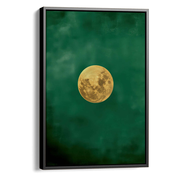Emerald Moon Print Wall Art Moncasso