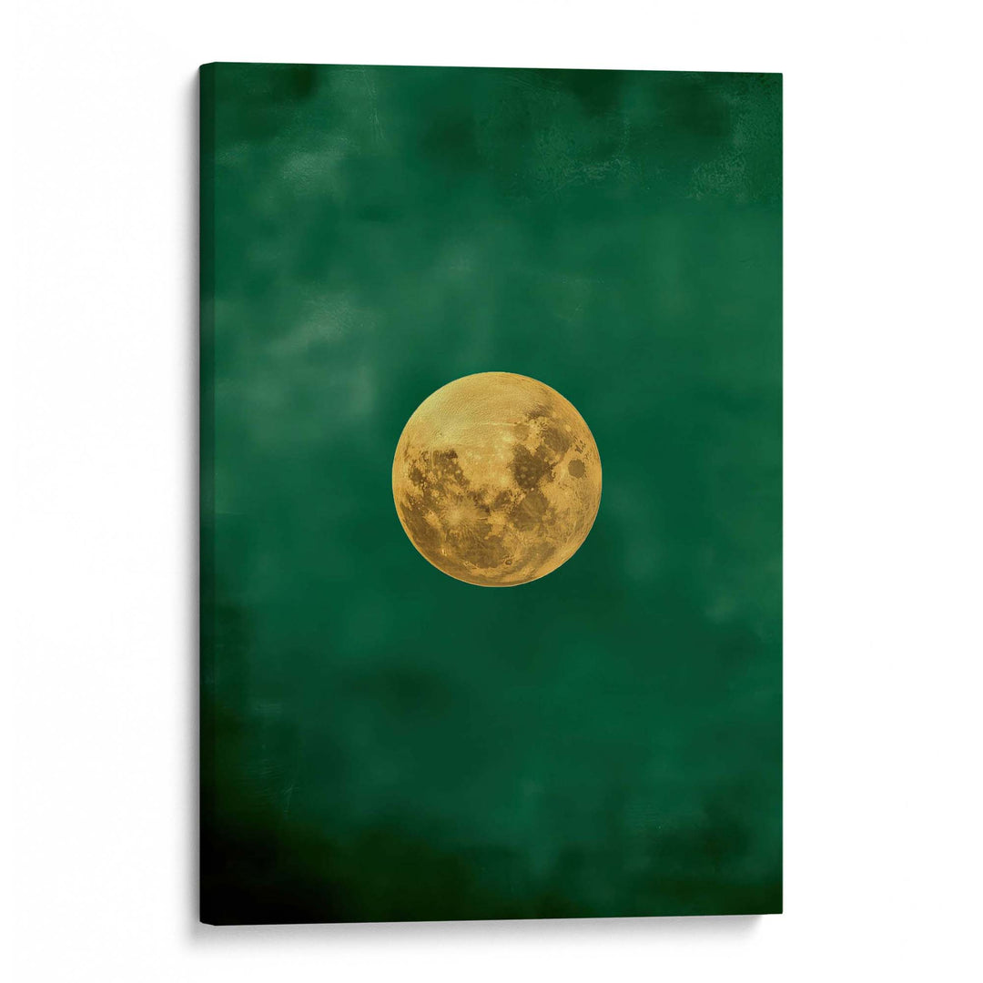 Emerald Moon Print Wall Art Moncasso
