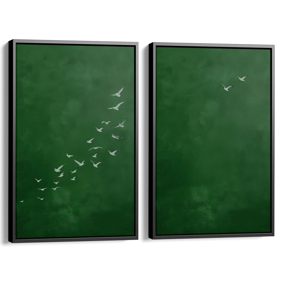 Emerald Wings Set of 2 Prints