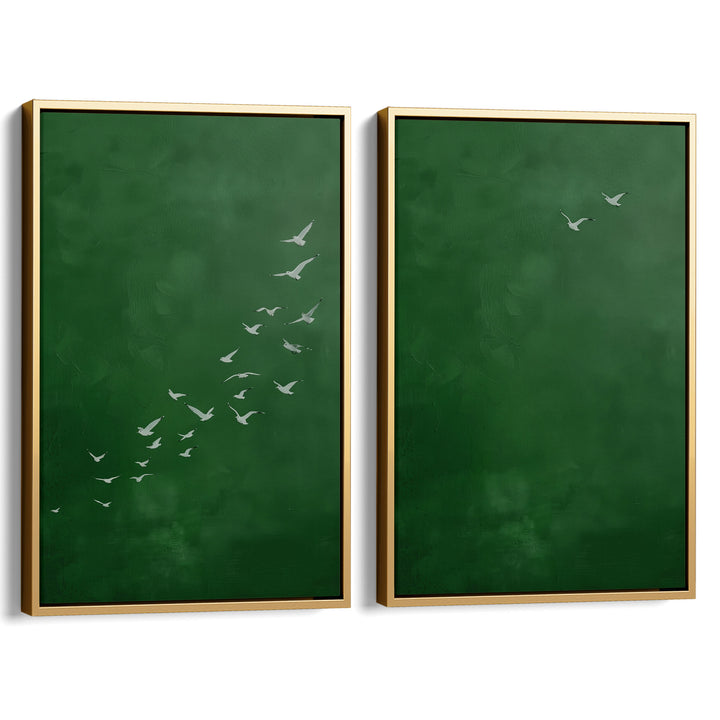 Emerald Wings Set of 2 Prints