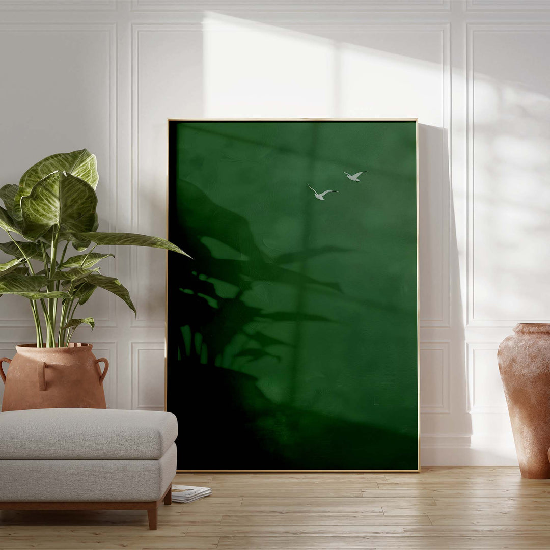 Emerald Wings Print Wall Art Moncasso
