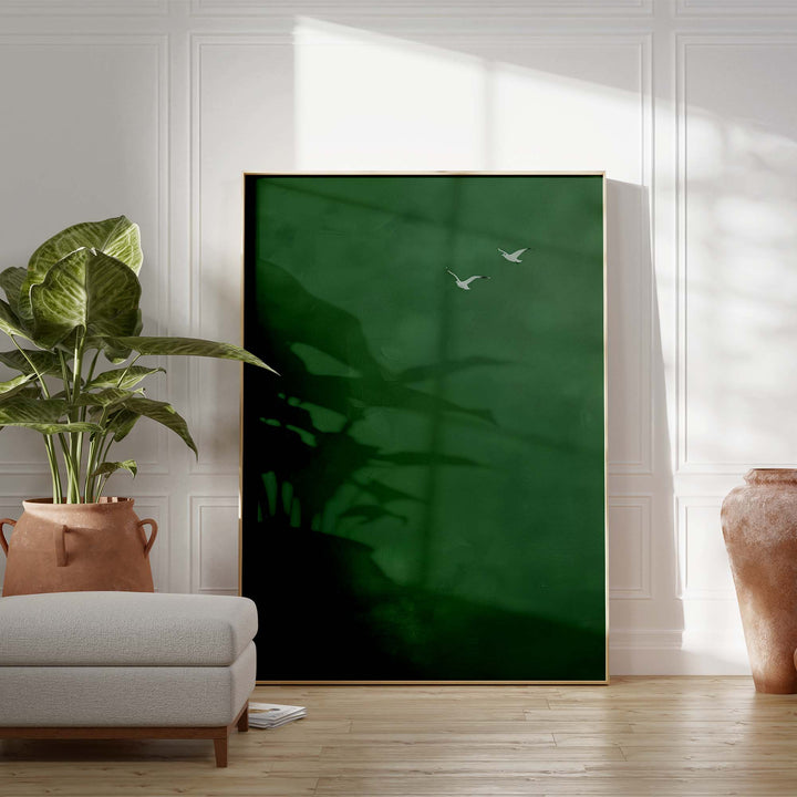 Emerald Wings Print Wall Art Moncasso