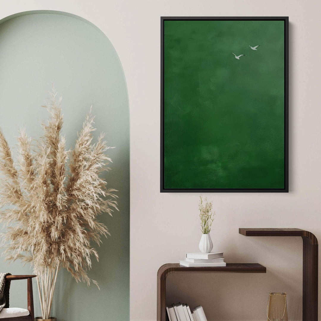 Emerald Wings Print Wall Art Moncasso