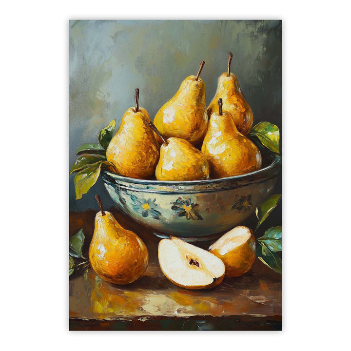 Farmhouse Pears Print Wall Art Moncasso