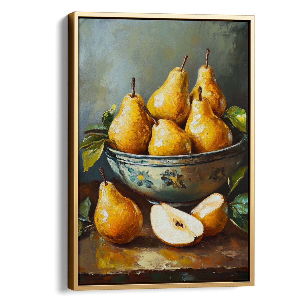 Farmhouse Pears Print Wall Art Moncasso