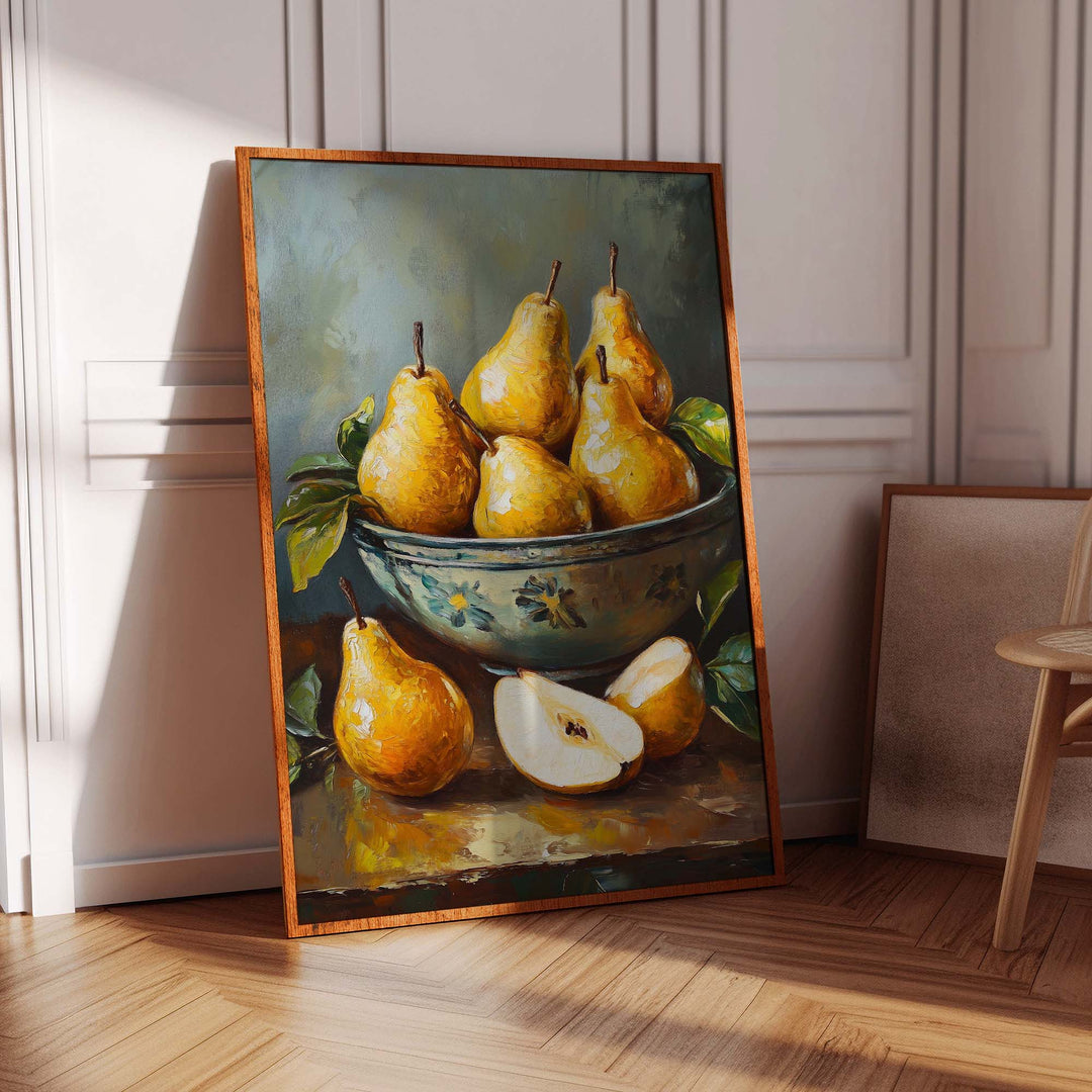 Farmhouse Pears Print Wall Art Moncasso