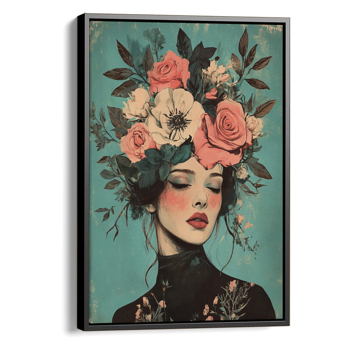 Floral Muse No2 Print Wall Art Moncasso