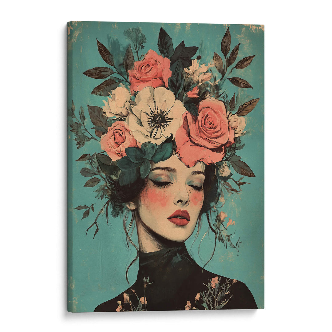 Floral Muse No2 Print Wall Art Moncasso