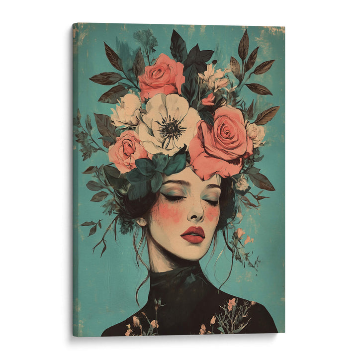 Floral Muse No2 Print Wall Art Moncasso
