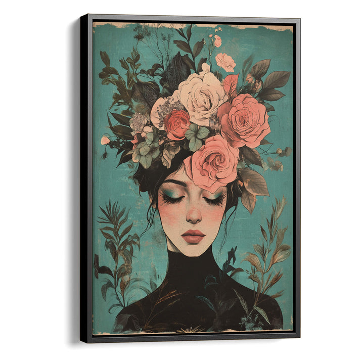 Floral Muse No3 Print Wall Art Moncasso