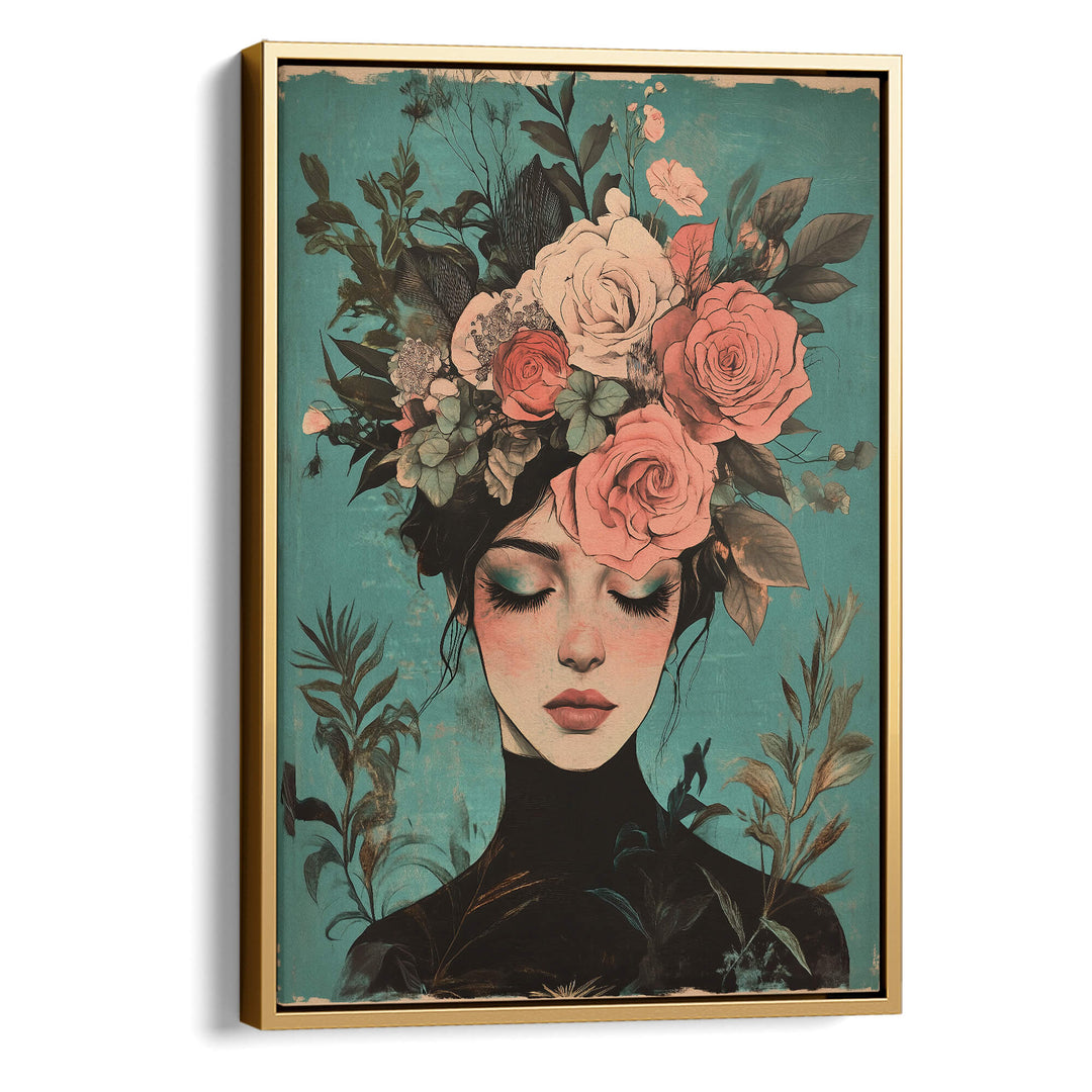 Floral Muse No3 Print Wall Art Moncasso