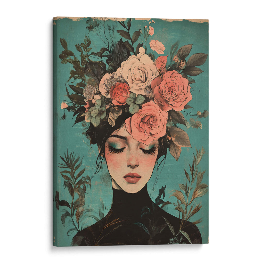 Floral Muse No3 Print Wall Art Moncasso