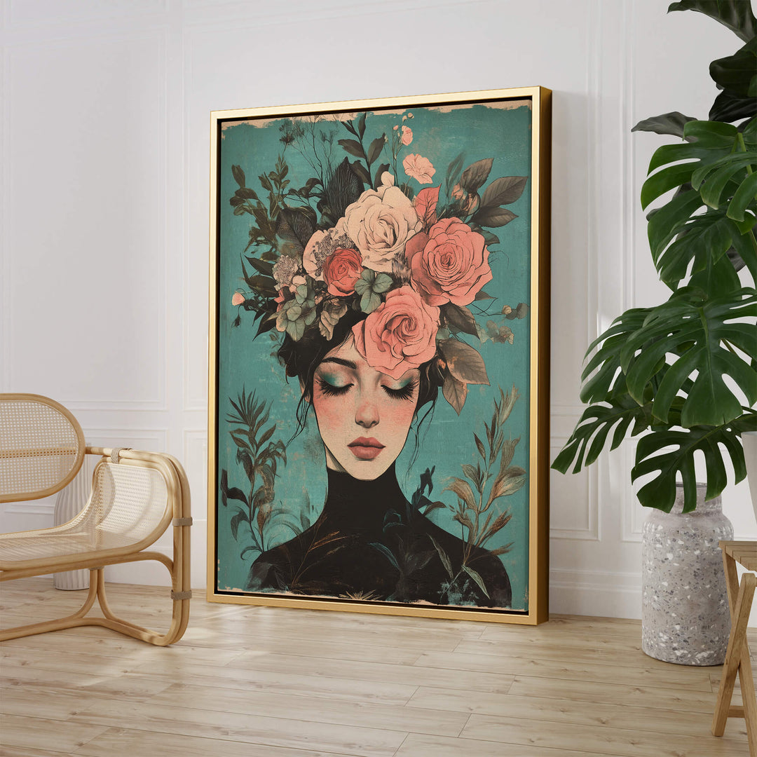 Floral Muse No3 Print Wall Art Moncasso