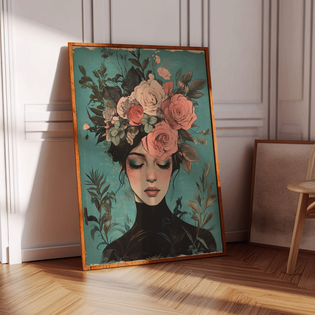 Floral Muse No3 Print Wall Art Moncasso
