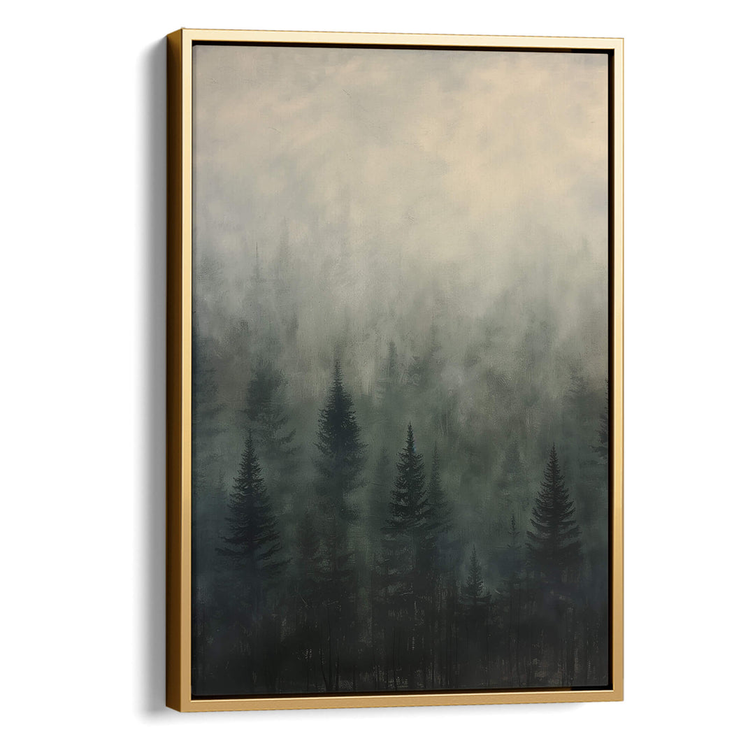 Forest Edge at Dusk Print Wall Art Moncasso
