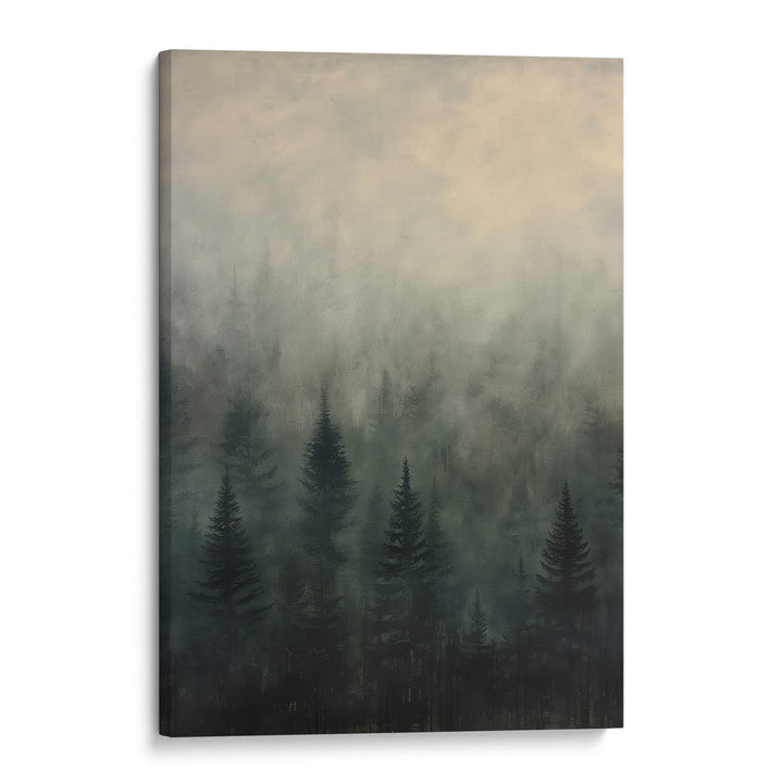 Forest Edge at Dusk Print Wall Art Moncasso
