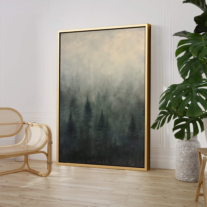 Forest Edge at Dusk Print Wall Art Moncasso
