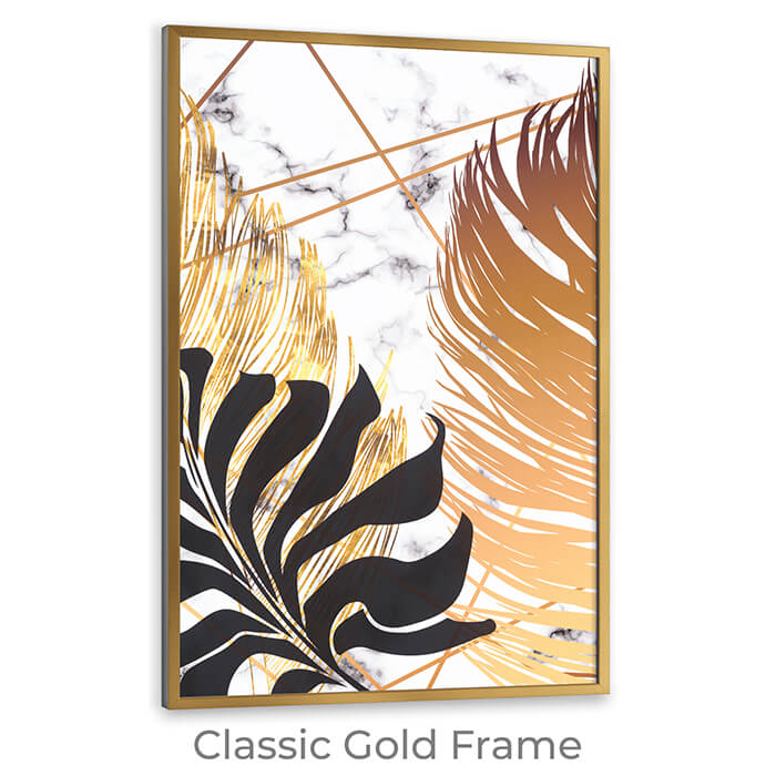 Golden Forest No1 Set of 3 Prints Wall Art Moncasso