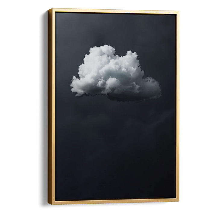 Grey Cloud Print Wall Art Moncasso