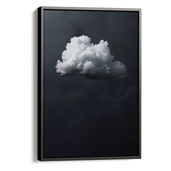Grey Cloud Print Wall Art Moncasso