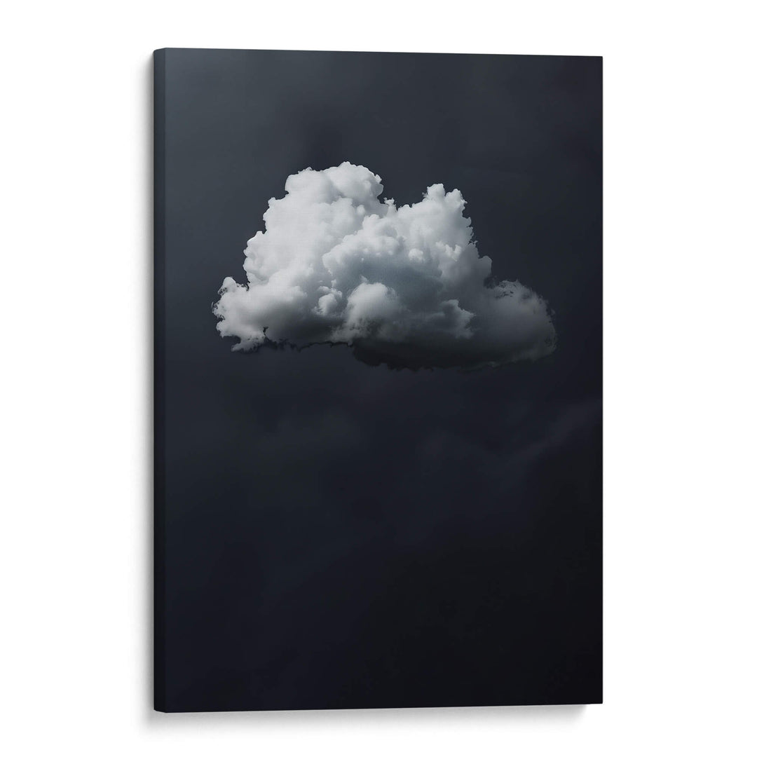 Grey Cloud Print Wall Art Moncasso