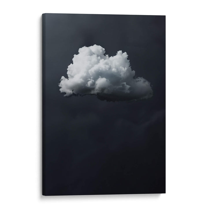 Grey Cloud Print Wall Art Moncasso