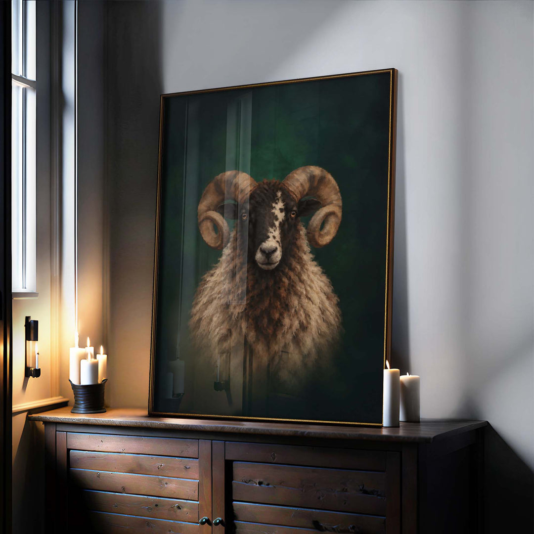 Highland Ram Print