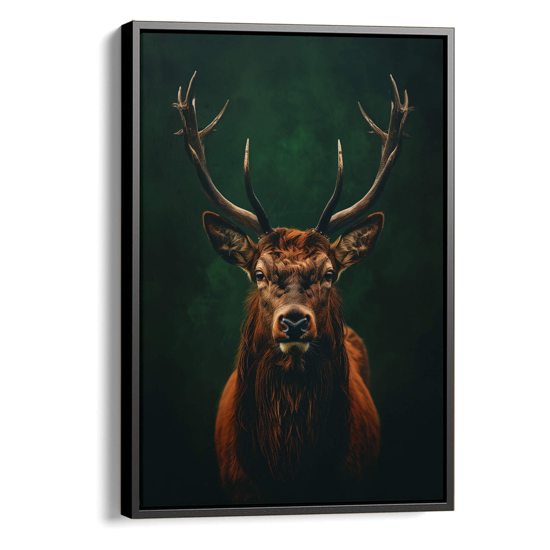 Highland Stag Print Wall Art Moncasso