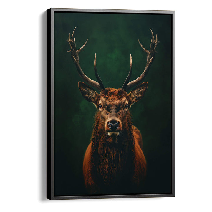 Highland Stag Print Wall Art Moncasso