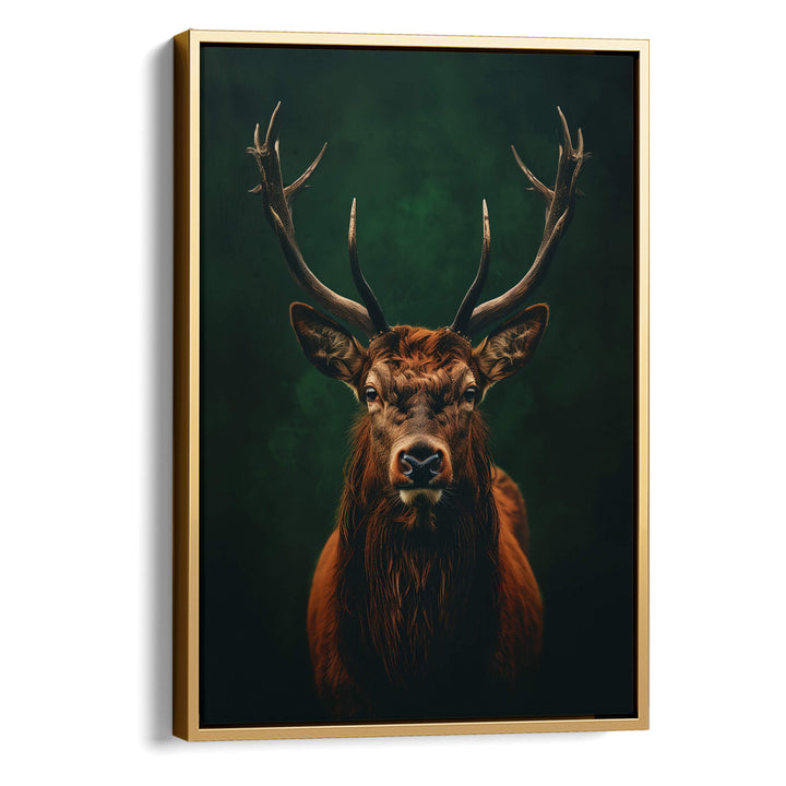 Highland Stag Print Wall Art Moncasso