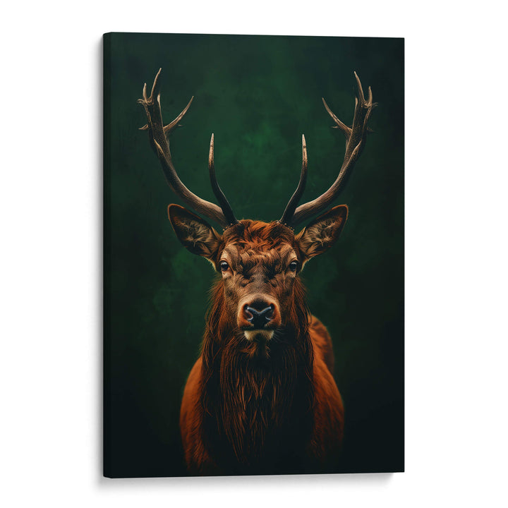 Highland Stag Print Wall Art Moncasso