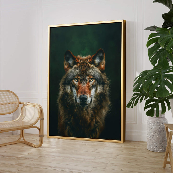 Highland Wolf Print Wall Art Moncasso