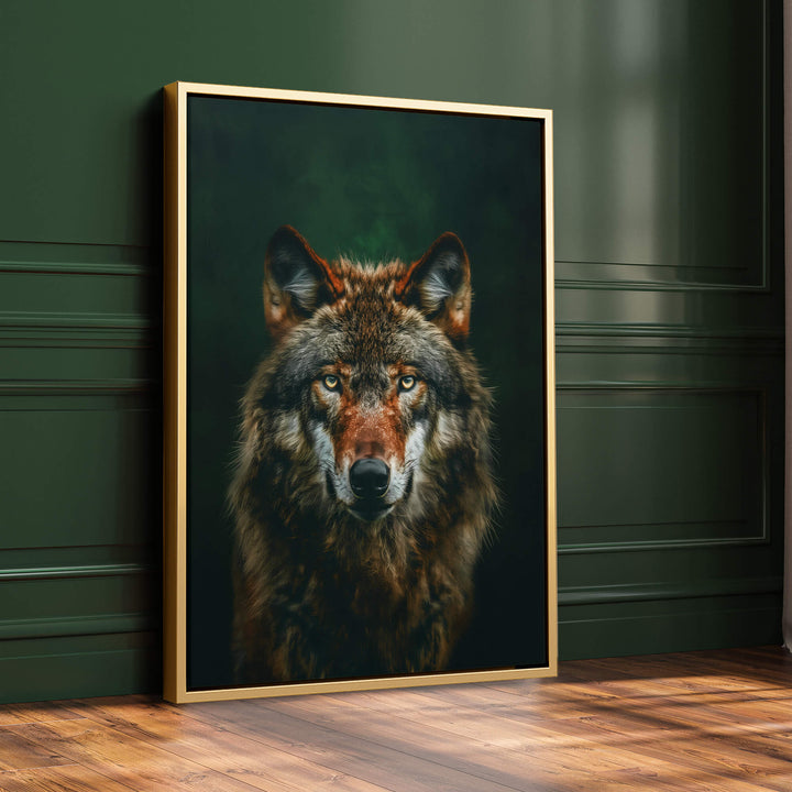 Highland Wolf Print Wall Art Moncasso