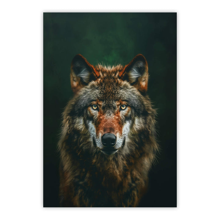 Highland Wolf Print Wall Art Moncasso