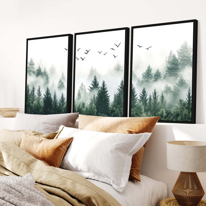 Above the Evergreens Set of 3 Prints