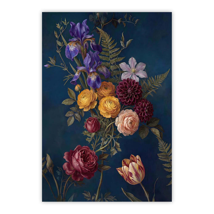 Indigo Botanical Print