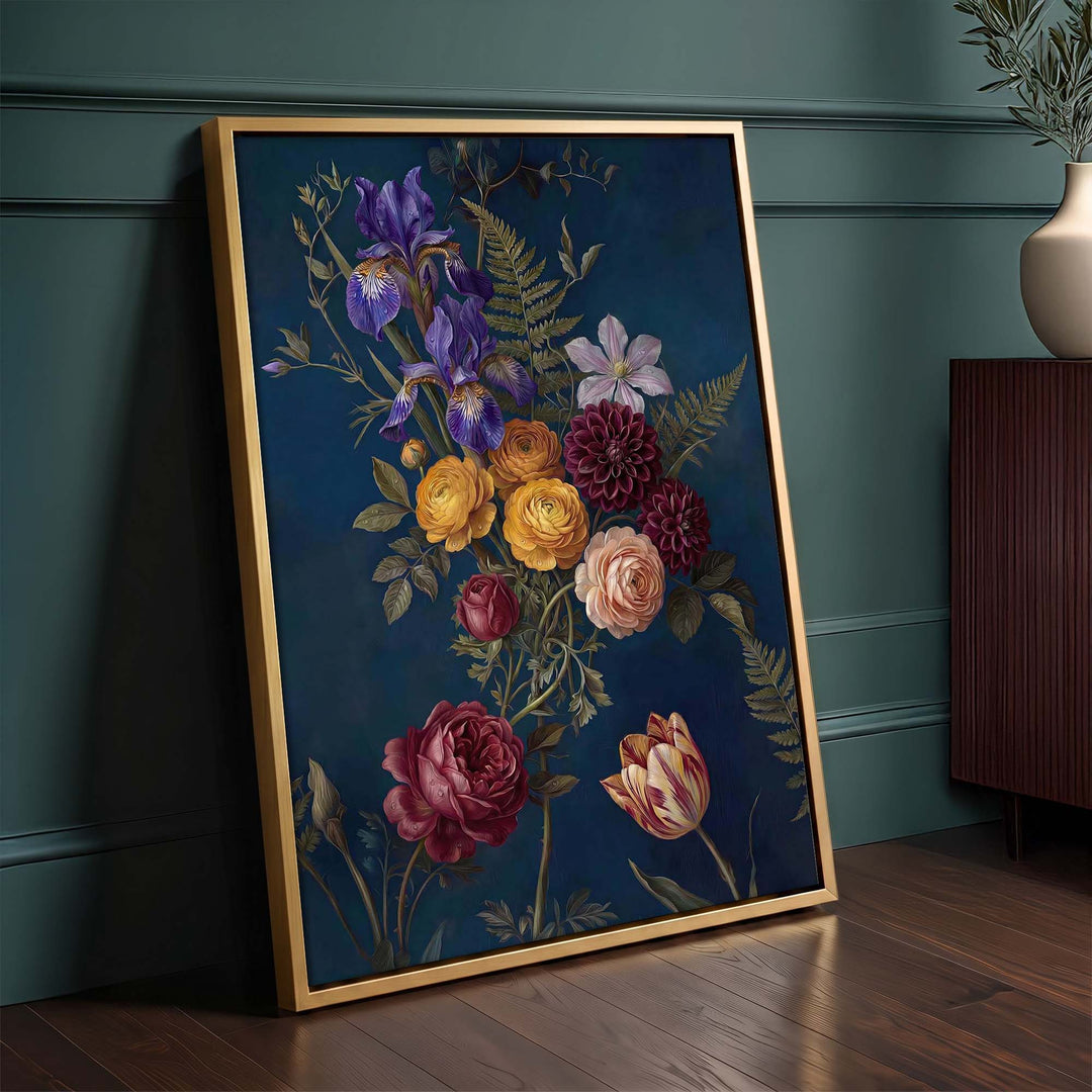Indigo Botanical Print