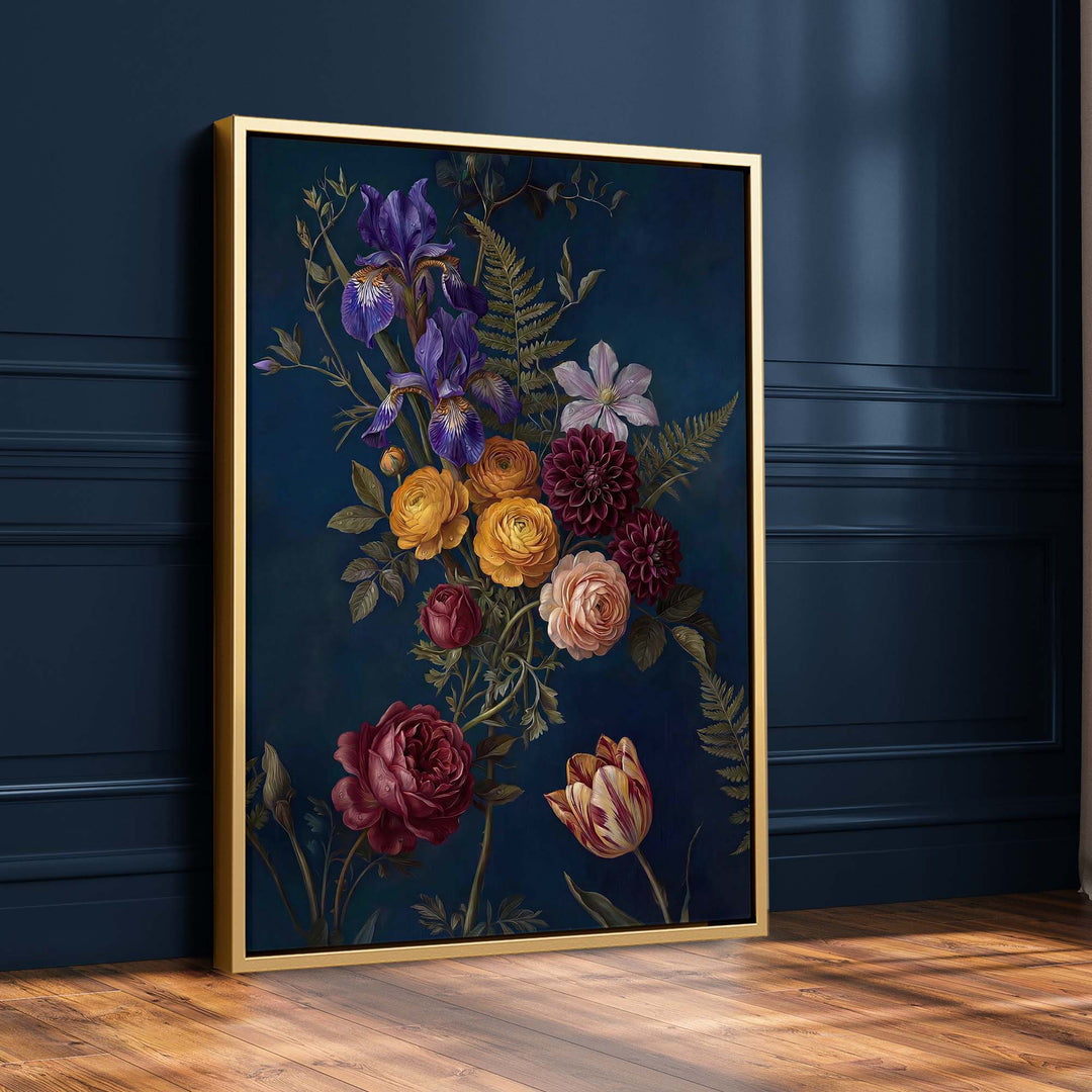 Indigo Botanical Print