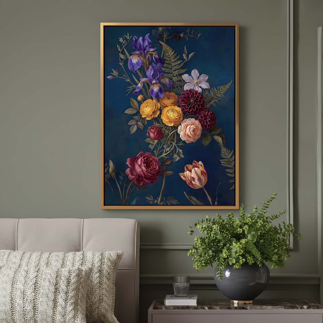 Indigo Botanical Print