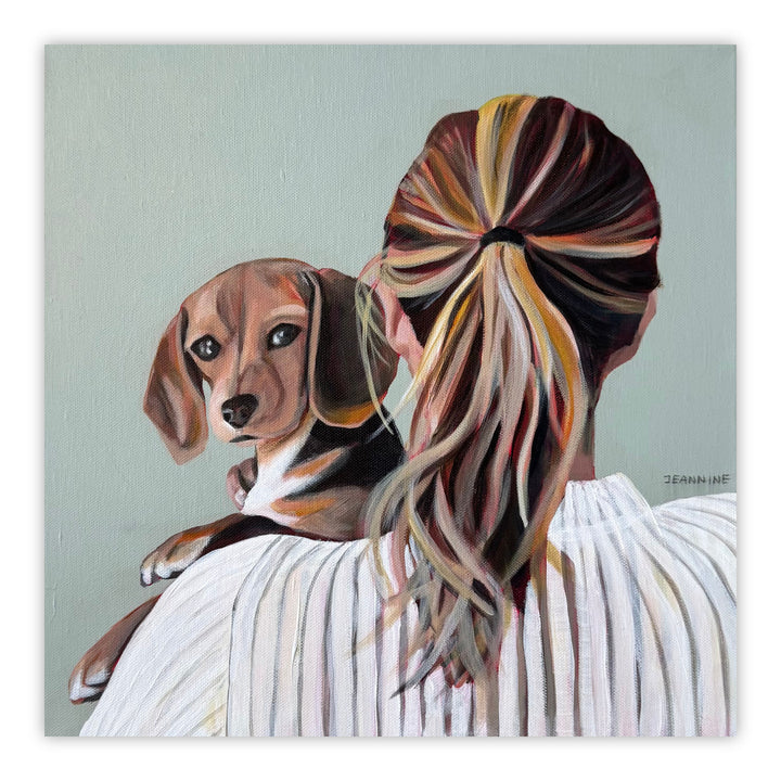 Be There For Others by Jeannine Läderach, unframed on white