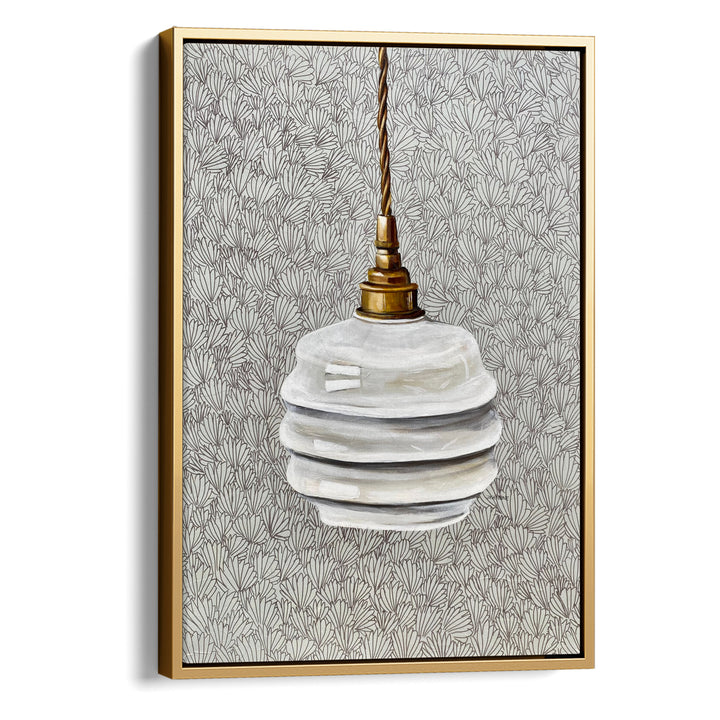 A Light will Shine by Jeannine Läderach, gold on white