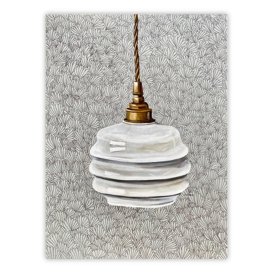 A Light will Shine by Jeannine Läderach, unframed on white
