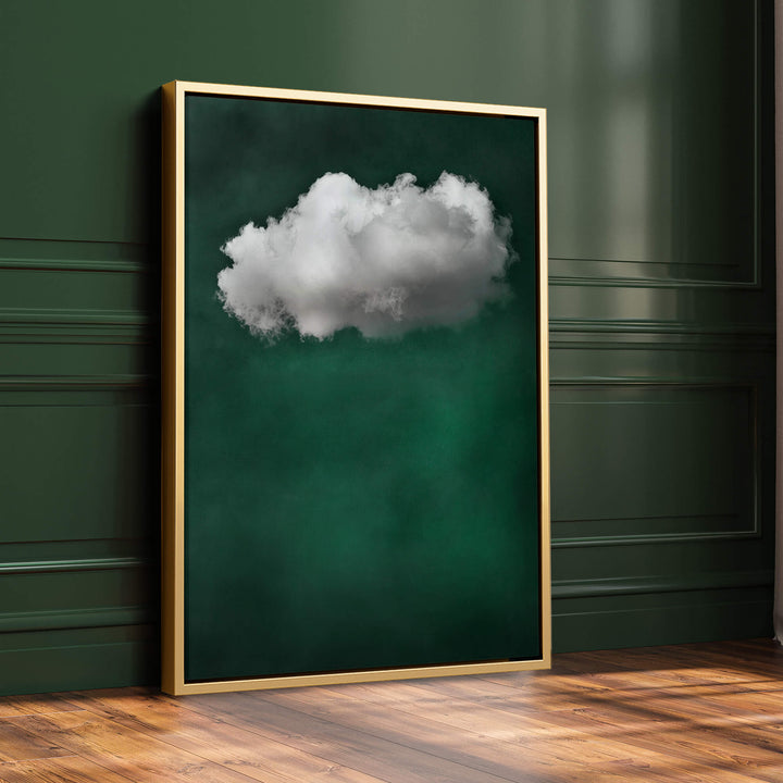 Jade Cloud Print Wall Art Moncasso